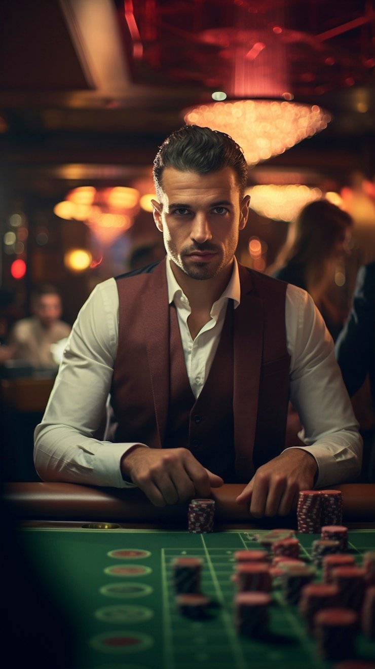 Pengguna mengakses live casino dari smartphone dengan fitur responsif dan mudah digunakan